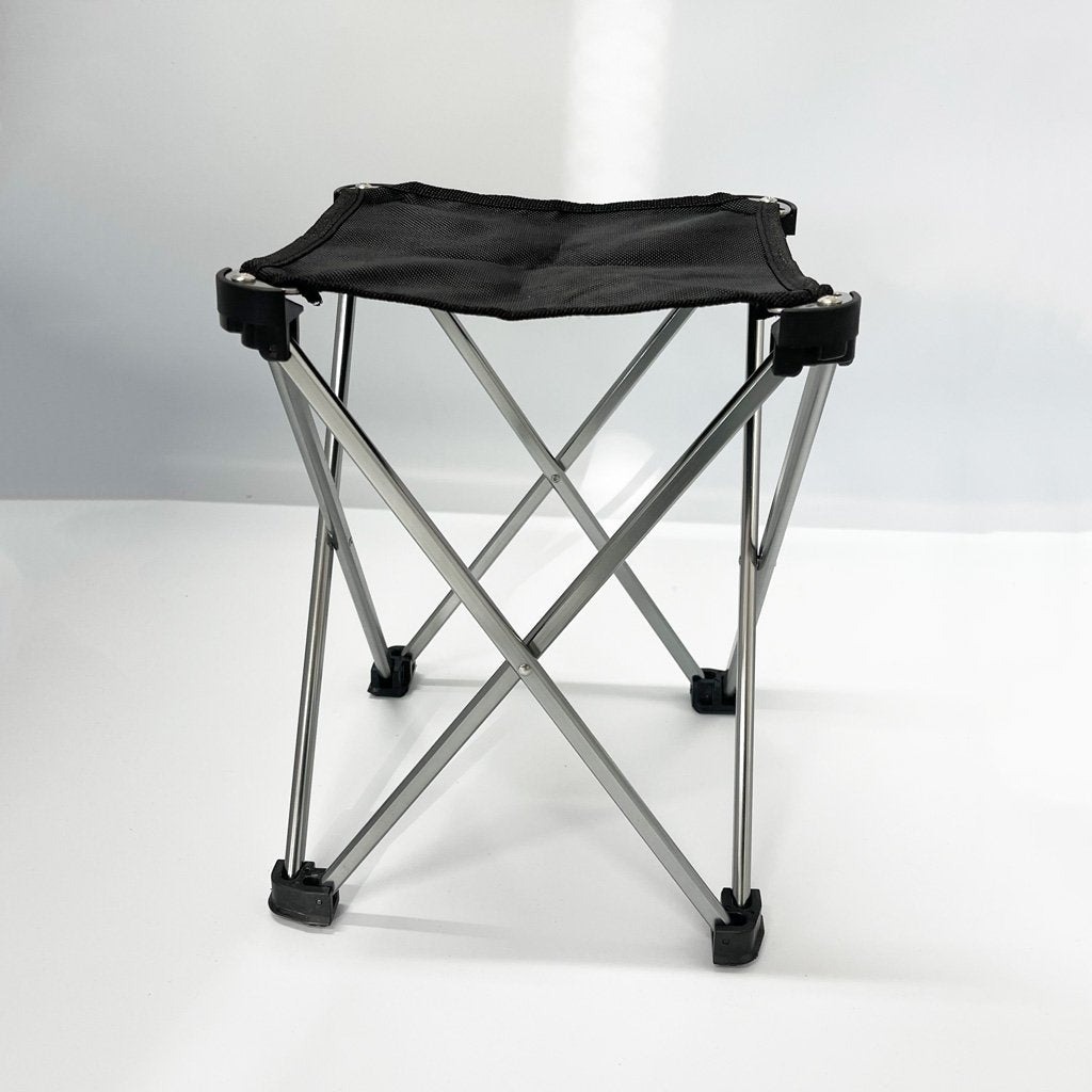 Mini Portable Folding Stool - Black