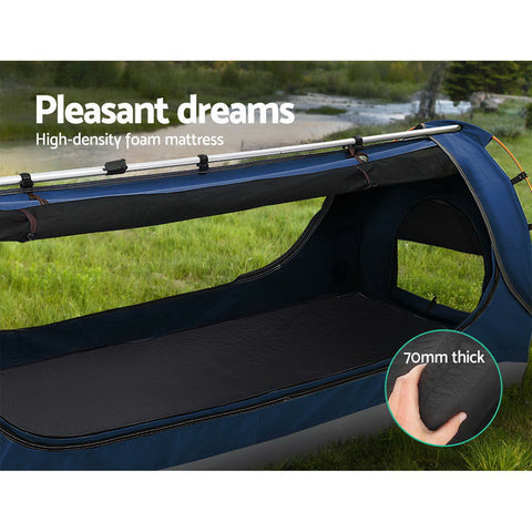 Weisshorn Double Swag Dark Blue 70mm Mattress Southern Adventure Gear