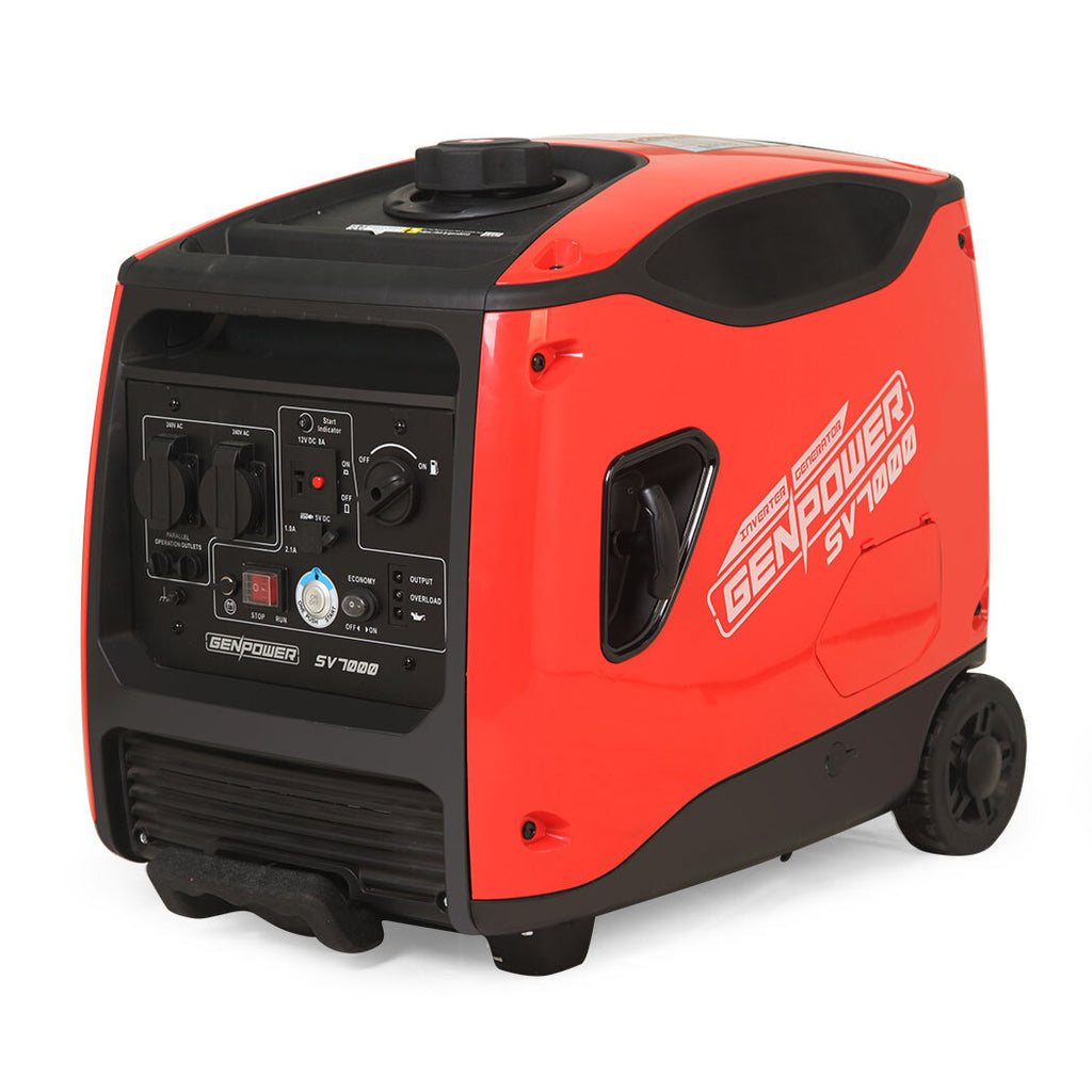 GENPOWER Inverter Generator 4500W Max 3500W Rated Quiet Petrol